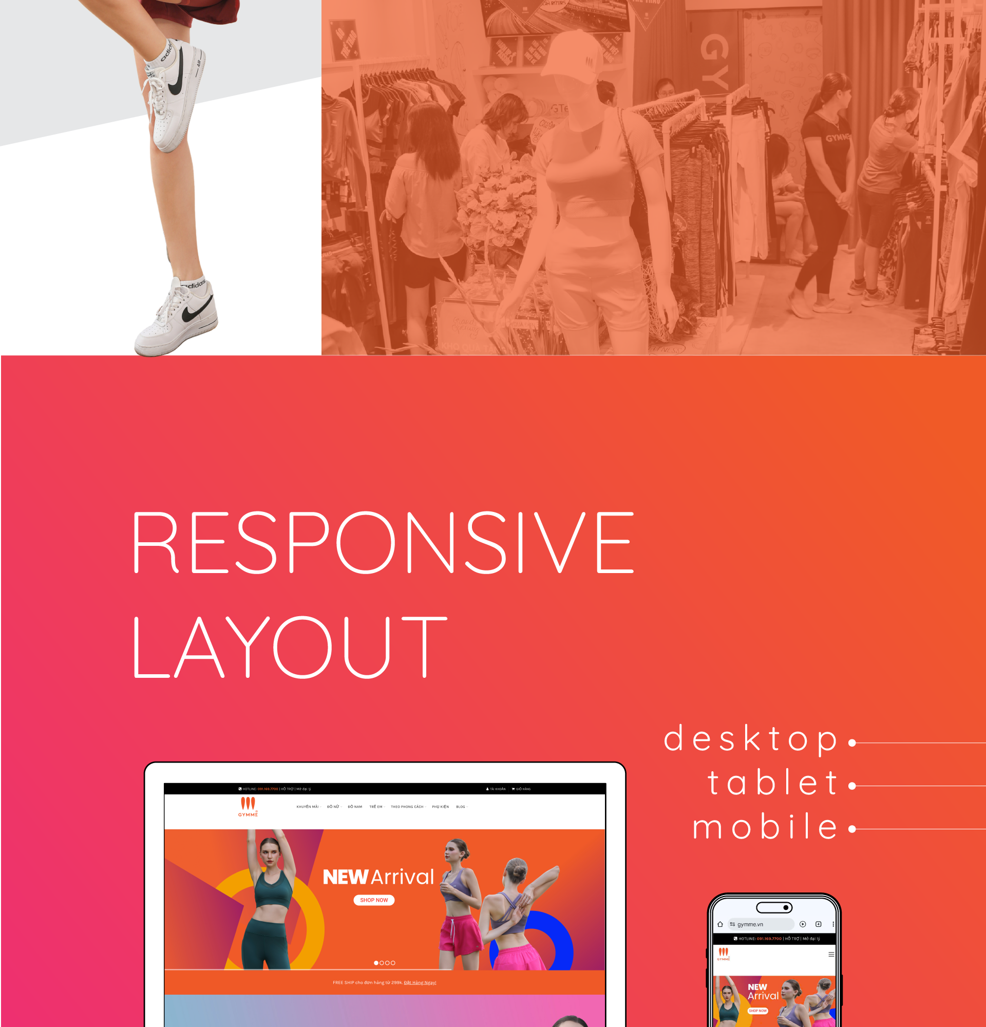 Gymme | UX/UI Web Design