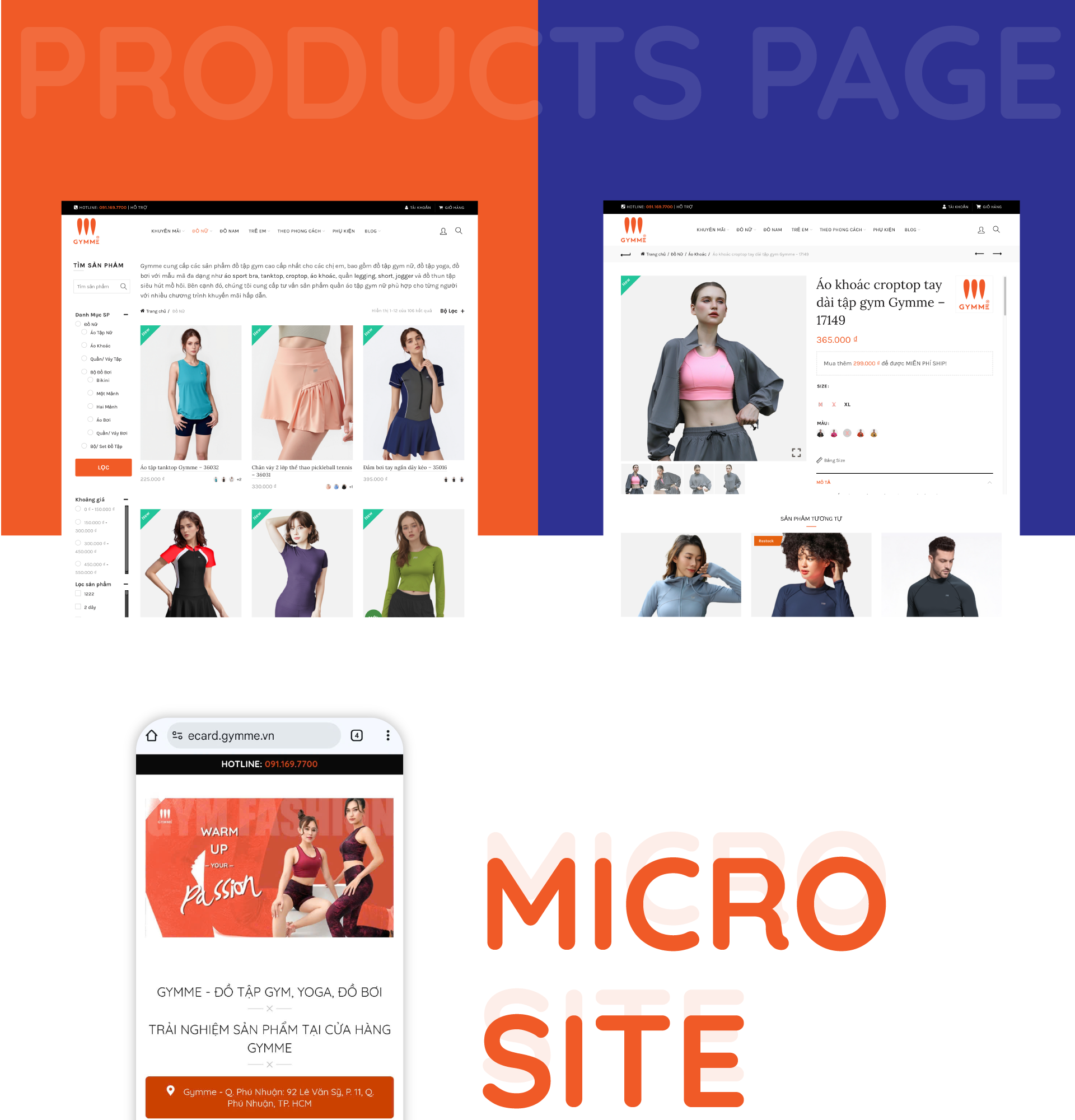 Gymme | UX/UI Web Design